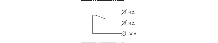 Contact output(1C relay)