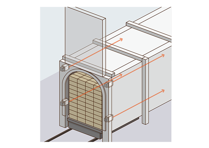 Load collapse detection in the furnace