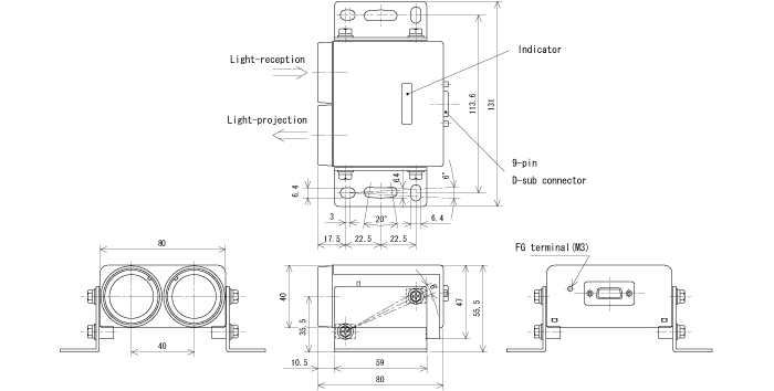 External dimension