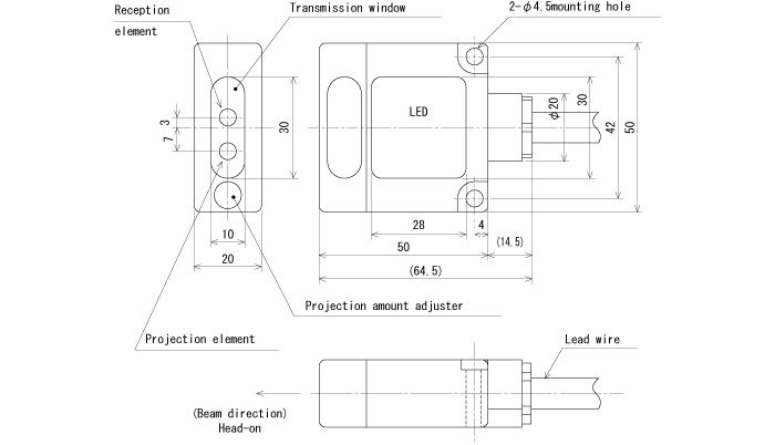 DMS-GA1-V/GA2-V, DMS-GB1-V/GB2-V(HEAD-ON type)