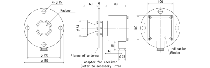 External dimension