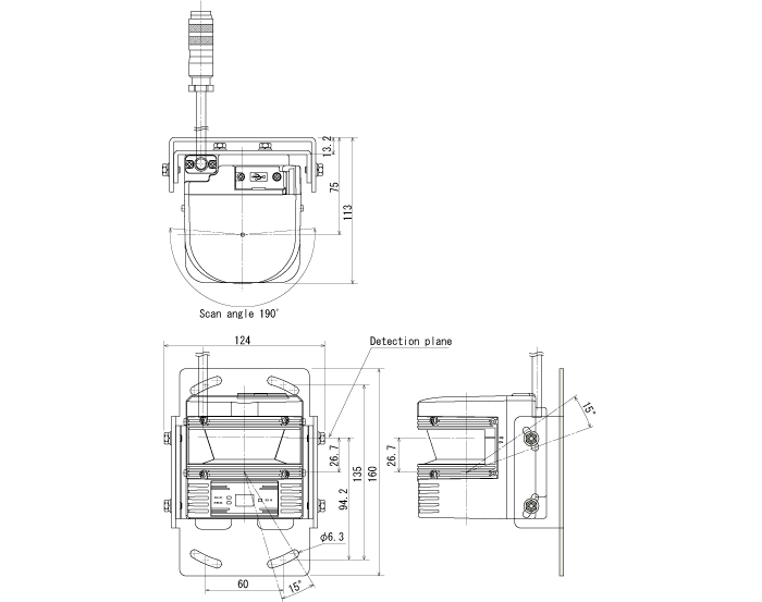 Vertical mounting bracket